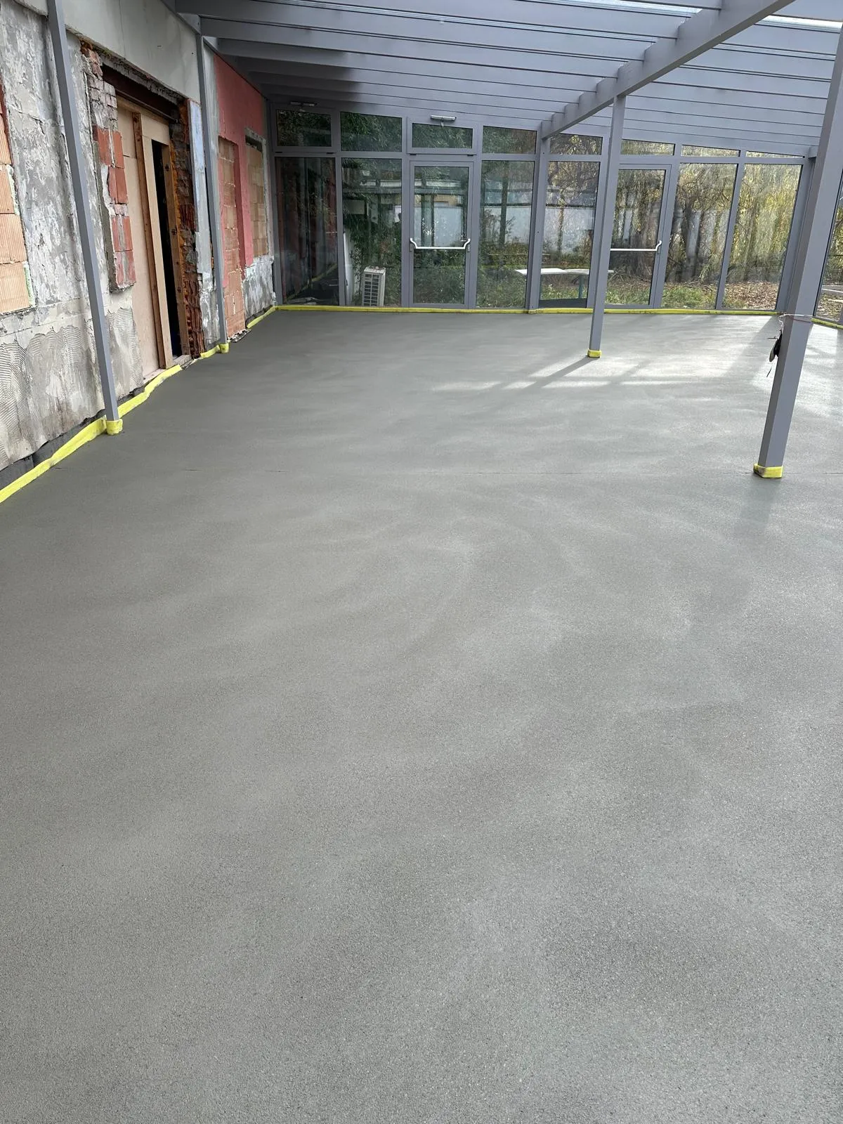 EPS-Schüttung, Zementestrich, Fließestrich